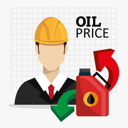 Petroleum and oil industry prices graphic design, vector illustration eps10のイラスト素材
