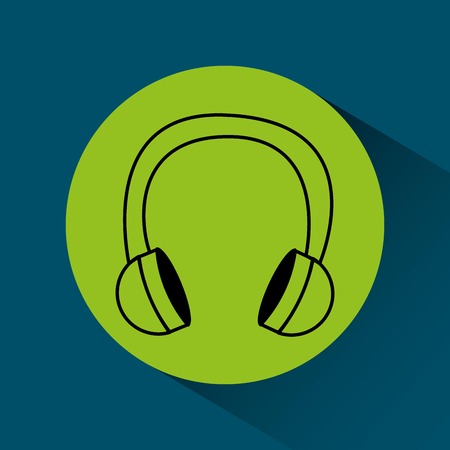 music lifestyle design, vector illustration  graphicのイラスト素材