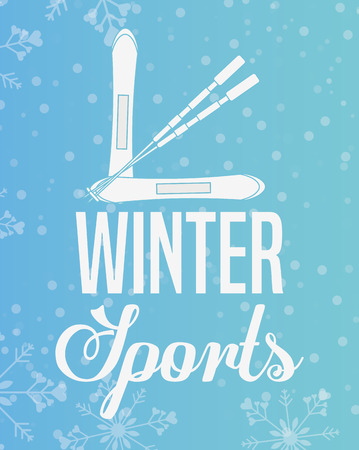 winter sports design, vector illustration eps10 graphicのイラスト素材