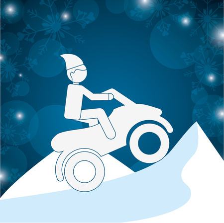 winter sports design, vector illustration eps10 graphicのイラスト素材