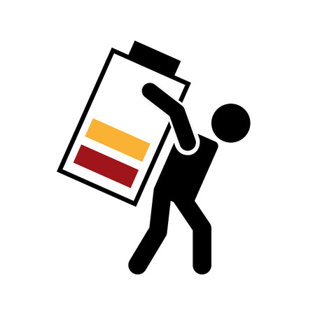 battery power design, vector illustration eps10 graphicのイラスト素材