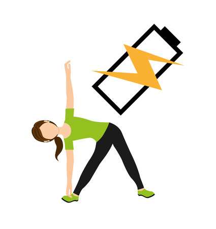 battery power design, vector illustration eps10 graphicのイラスト素材