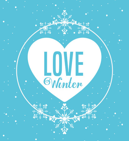 welcome winter design, vector illustration eps10 graphicのイラスト素材