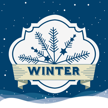 welcome winter design, vector illustration eps10 graphicのイラスト素材