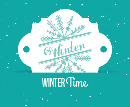 welcome winter design, vector illustration eps10 graphicのイラスト素材