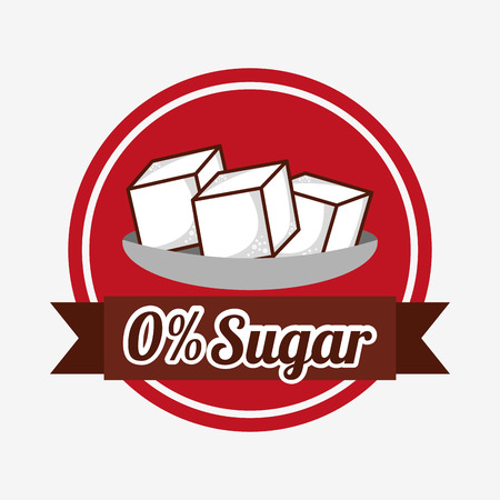 sugar free design, vector illustration eps10 graphicのイラスト素材