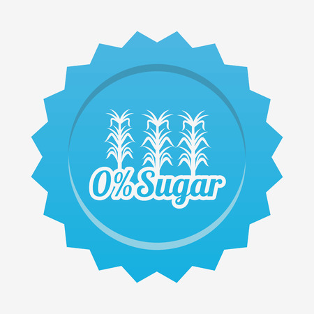 sugar free design, vector illustration eps10 graphicのイラスト素材