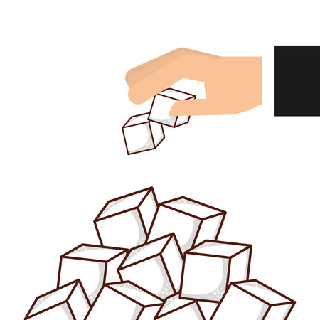 sugar free design, vector illustration eps10 graphicのイラスト素材