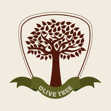 olive tree design, vector illustration eps10 graphicのイラスト素材