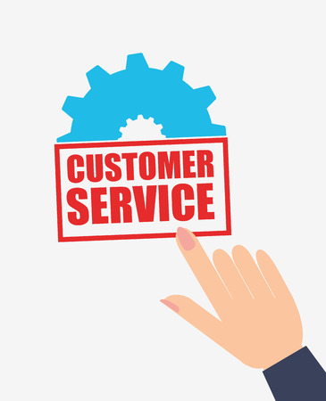 customer service design, vector illustration eps10 graphicのイラスト素材