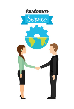 customer service design, vector illustration eps10 graphicのイラスト素材