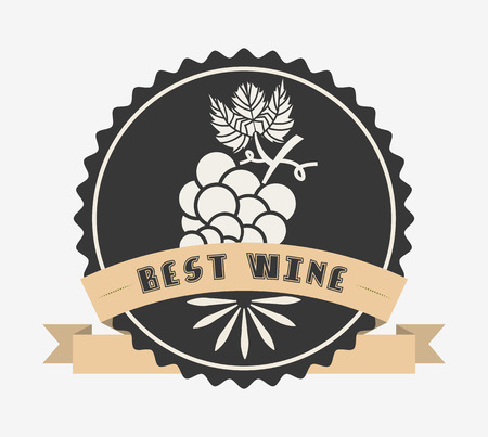 best wine design, vector illustration eps10 graphicのイラスト素材