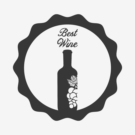 best wine design, vector illustration eps10 graphicのイラスト素材