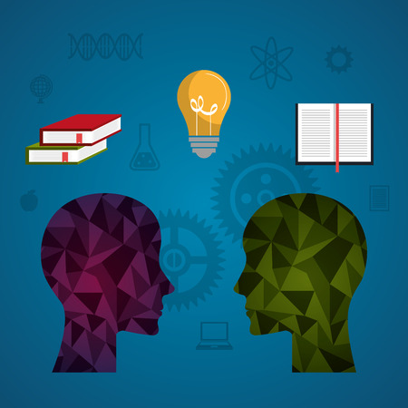 Education and knowledge graphic design, vector illustration のイラスト素材