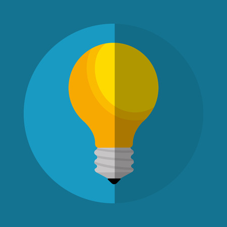 Electric bulb icon graphic design, vector illustrationのイラスト素材