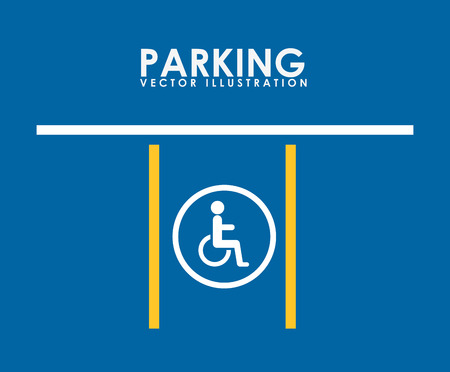 parking service design, vector illustration  のイラスト素材