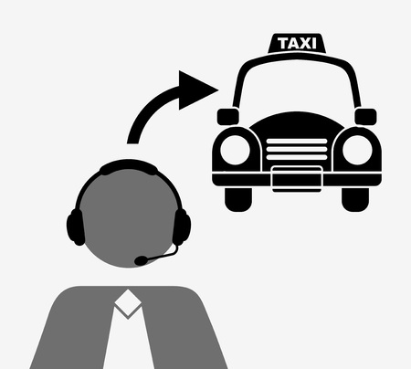 taxi service design, vector illustration のイラスト素材