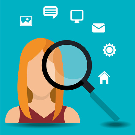 Social media and digital marketing graphic design, vector illustration eps10のイラスト素材