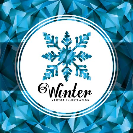 welcome winter design, vector illustration eps10 graphicのイラスト素材