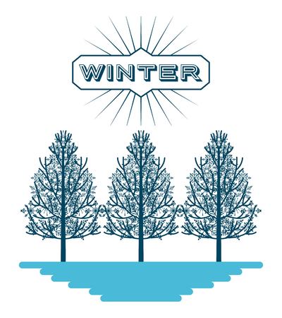 welcome winter design, vector illustration eps10 graphicのイラスト素材
