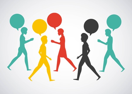 people walking design, vector illustration eps10 graphicのイラスト素材