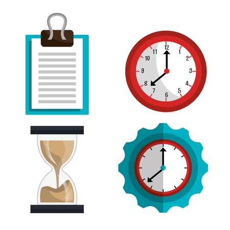 Business and time management  graphic design, vector illustration eps10のイラスト素材