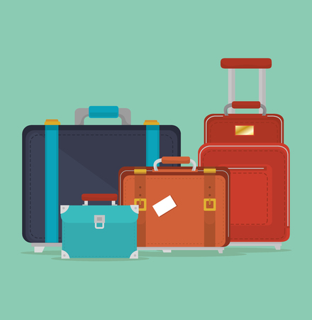 Summer, travel and vacations graphic design, vector illustrationのイラスト素材