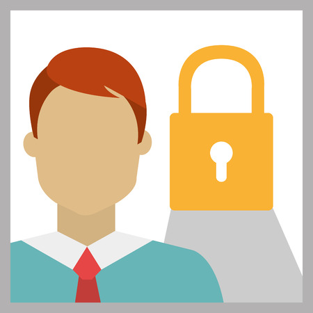 Business security graphic design, vector illustration eps10のイラスト素材