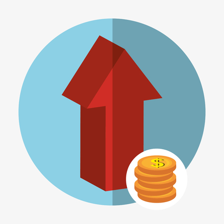 Stock market graphic design, vector illustration eps10のイラスト素材
