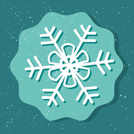 Winter and snow graphic design, vector illustration eps10のイラスト素材