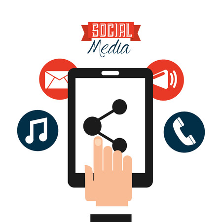 social media design, vector illustration eps10 graphicのイラスト素材