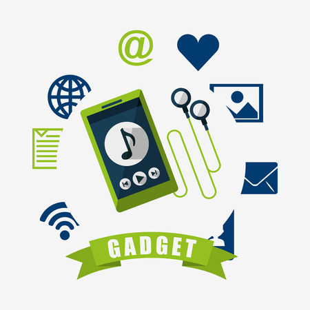 technology gadget design, vector illustration eps10 graphicのイラスト素材