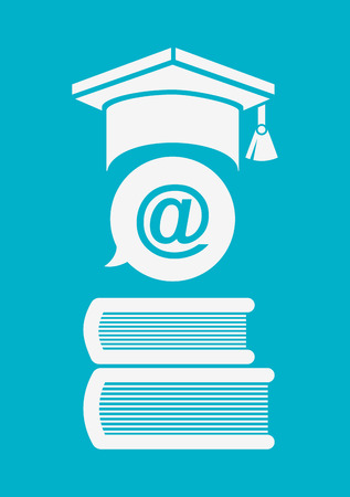 e-learning  concept design, vector illustration eps10 graphicのイラスト素材