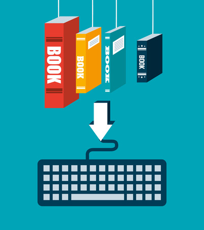 e-learning  concept design, vector illustration eps10 graphicのイラスト素材