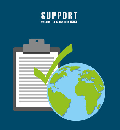 support service design, vector illustration eps10 graphicのイラスト素材