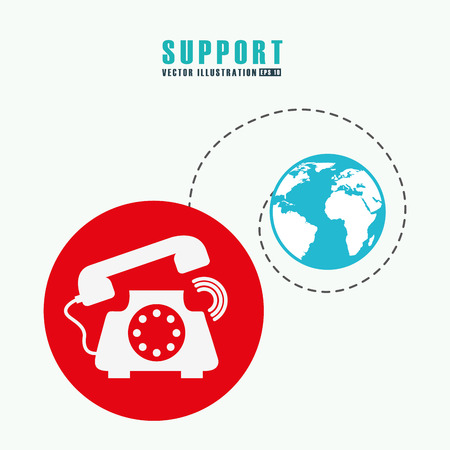support service design, vector illustration eps10 graphicのイラスト素材