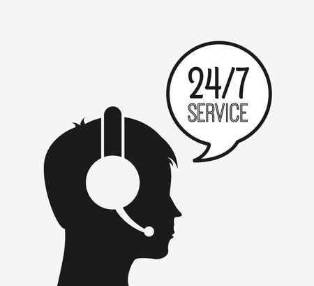 support service design, vector illustration eps10 graphicのイラスト素材