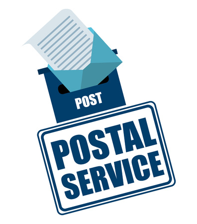 postal service design, vector illustration eps10 graphicのイラスト素材