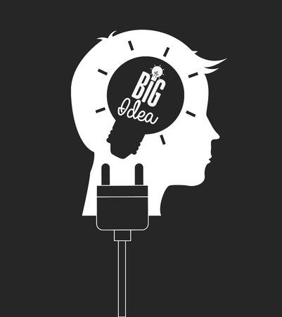 big idea design, vector illustration eps10 graphicのイラスト素材