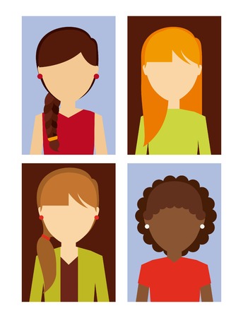 fashion person design, vector illustration eps10 graphicのイラスト素材