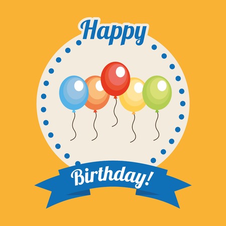 happy birthday designのイラスト素材