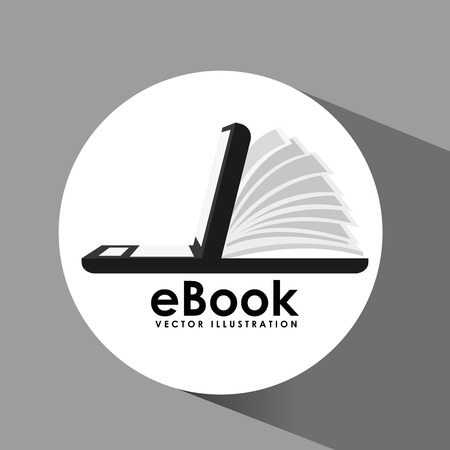 e-book concept designのイラスト素材