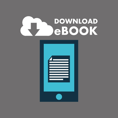 e-book concept designのイラスト素材