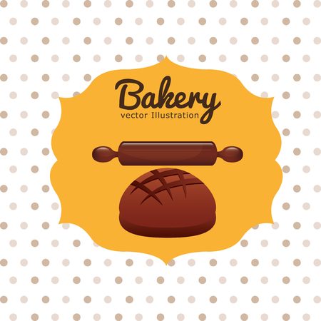 bakery shop designのイラスト素材
