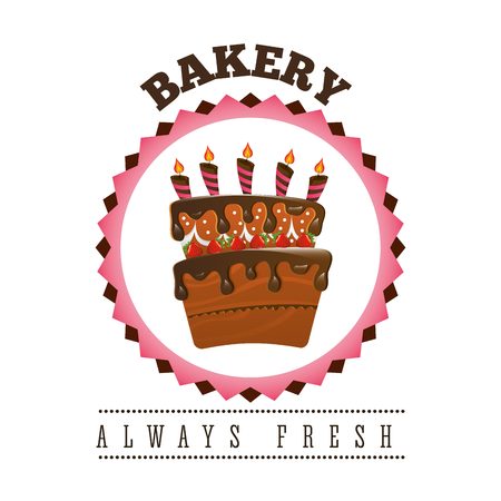 bakery shop designのイラスト素材