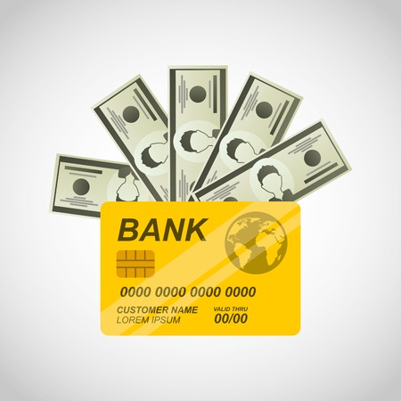 credit card designのイラスト素材