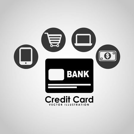 credit card designのイラスト素材
