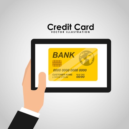 credit card designのイラスト素材