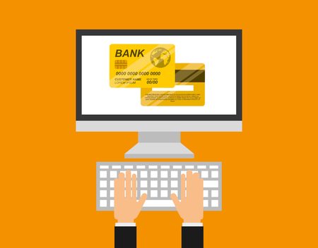 credit card designのイラスト素材