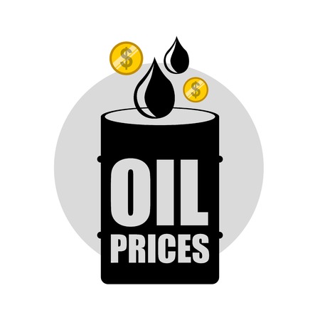 oil prices designのイラスト素材